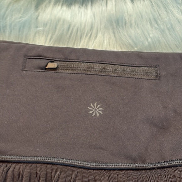 Athleta A-Game Mesh Black Skort 13.5” sz M - Picture 7 of 9